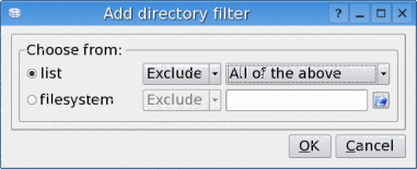 Add directory filters.